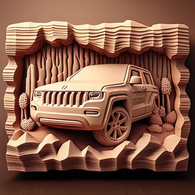 3D model Jeep Grand Cherokee (STL)